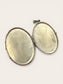 Large Vintage Rolled Gold Locket | Engraved Botanical Design | Statement Oval Keepsake Pendant