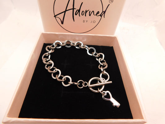 Key to my heart bracelet