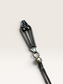 Victorian Sterling Silver Albertina Watch Chain | Antique Chatelaine Key Motif Tassel Fob | 19th Century Ladies Watch Chain