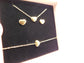 Matching necklace, bracelet and earring set