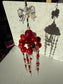 Red raindrops